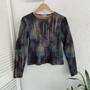 Splatter trendy grunge cyber top by Tweed